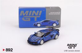 Chevrolet Corvette Z06 1/64 Mini GT 23 Elkhart Lake Blue Met
