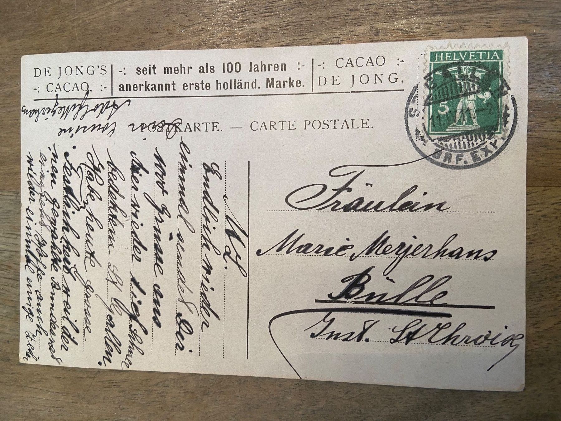 Cartoline postali: Alte Ansichtskarte, ländliche Szene de jong Cacao – Usato da Luzern venduto da waterfront1 1