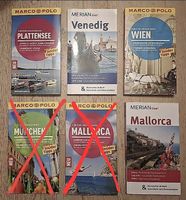 Div. Reiseführer Marco Polo und Merian pro Stk