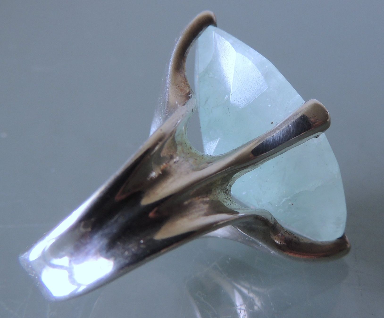 Anelli: Fluorit Silber 925 Fingerring Gr. 54 – Usato da Waldenburg venduto da schaller707 6