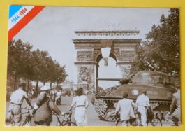 Carte postale - Paris - 50ème Anniversaire Liberation animée