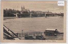 Basel - Rheinpartie mit St. Alban Fähre