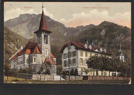 AK- LU , Vitznau , Kirche , Schulhaus