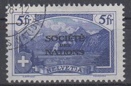 Société des Nations: 5 Fr. Kat. Nr. 14 - Fr. 140.--