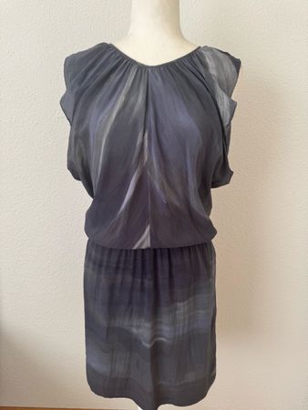 i blue 100% Seide Kleider Made in Italy Gr.S/M