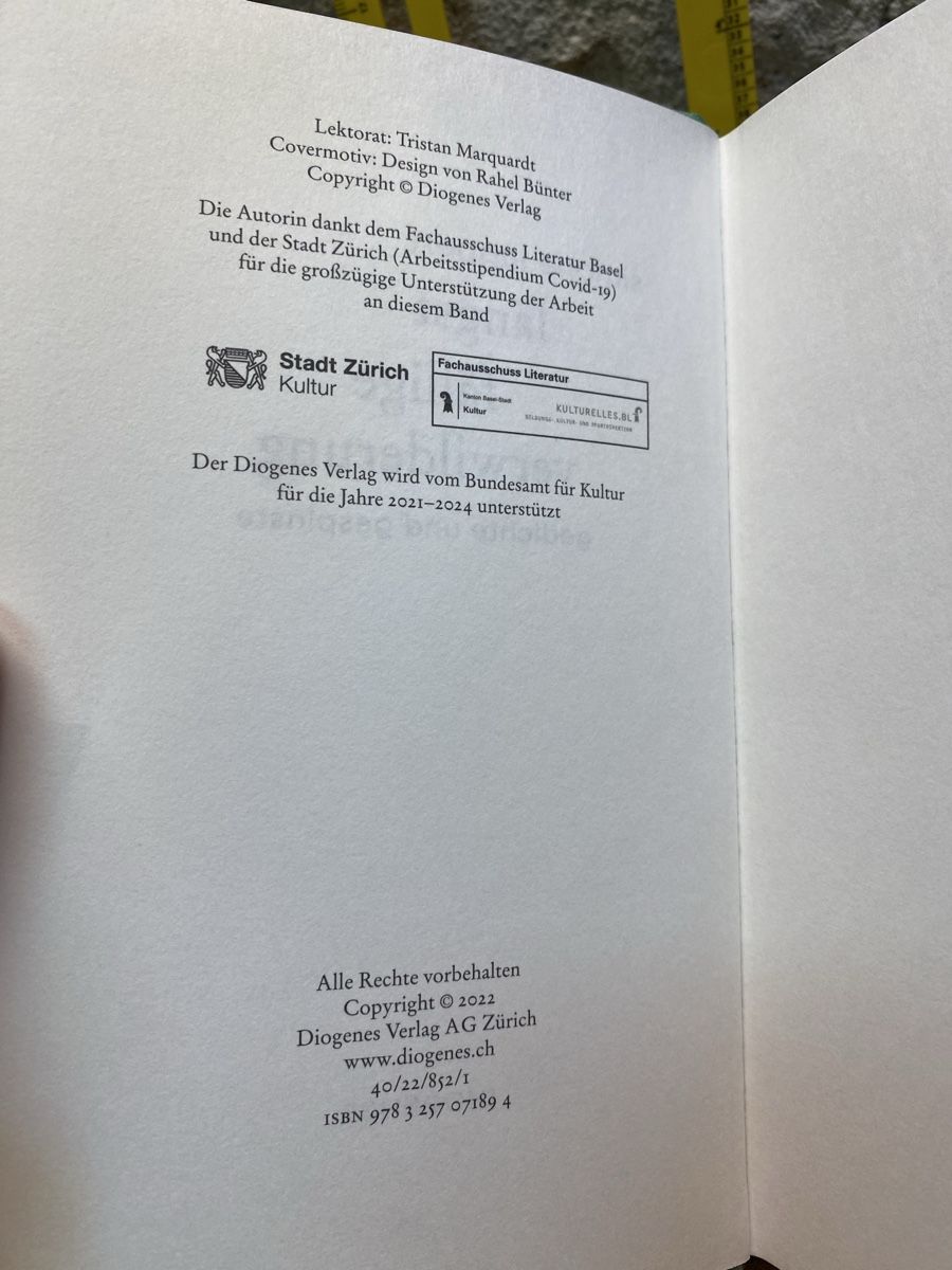 Libri: Buch - Simone Lappert - längst fällige verwilderung – Usato da St.Gallen venduto da kingsamas 7