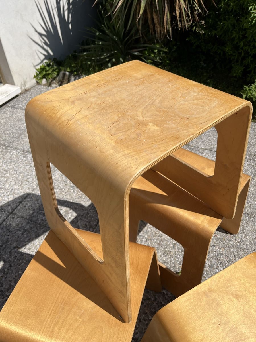 Ikea Tabourets: Ikea Vintage, 4 Benjamin Hocker – D'occasion à Zürich par mianinni 1