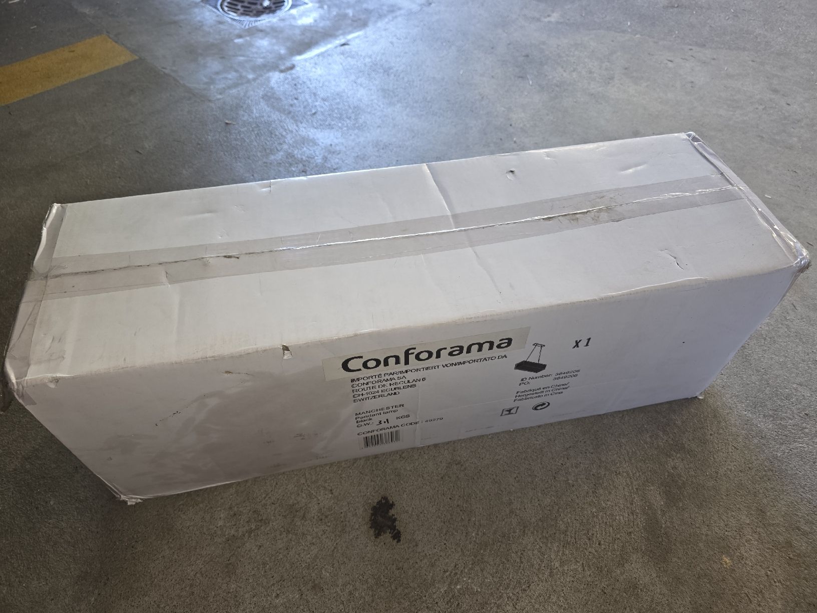 Conforama Kronleuchter & Deckenlampen: Hängeleuchte Conforama MANCHESTER neu verpackt – Neu und originalverpackt aus Worben von Andrea0145 2