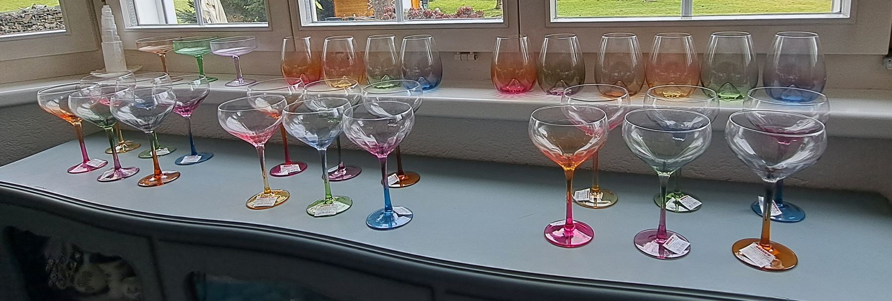 Verres: Gläser Set, farbig, von HOFF Interieur – Neuf avec emballage d'origine à Langrickenbach par Eve088