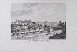 Wettingen Originalkupferstich von Perignon 1780