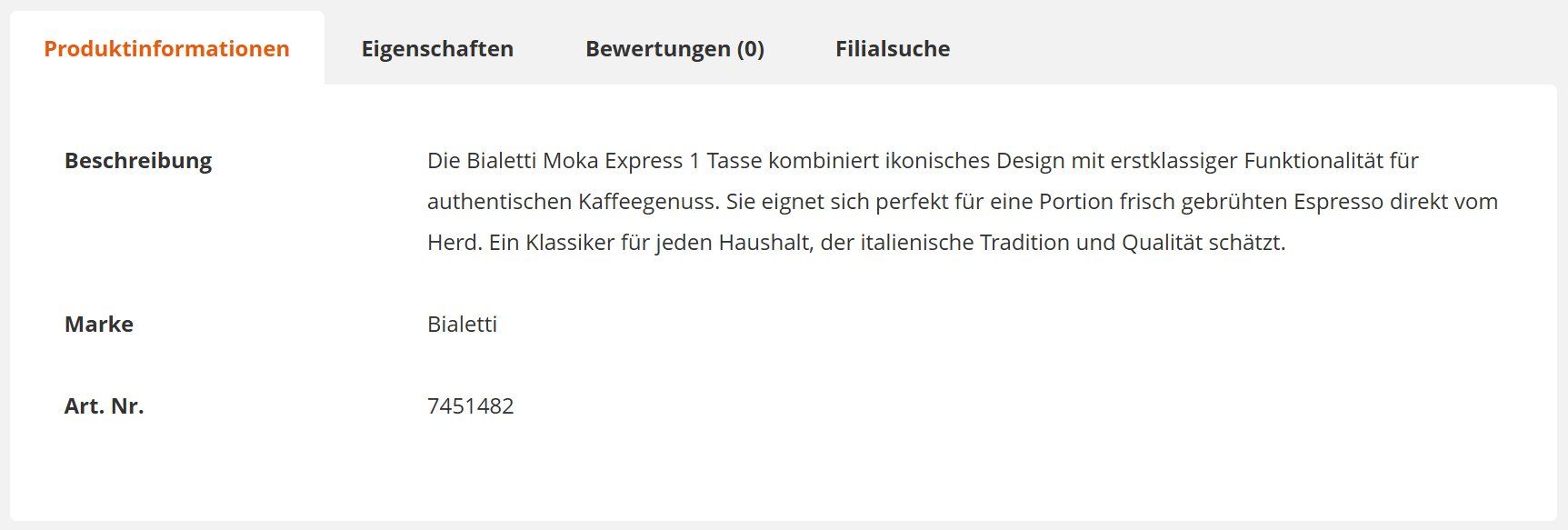 Bialetti Macchine per caffè & Macchine per espresso: Bialetti Moka Express 1 Tasse – Usato da Zufikon venduto da opheliaoderso 3