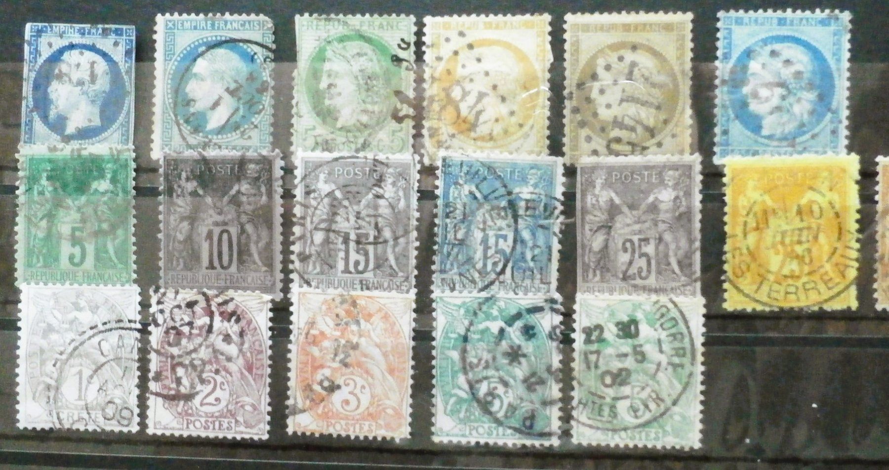 Alle Briefmarken: Frankreich Konvolut ab 1870 – Gebraucht aus Kehrsatz von Bernherb2 1