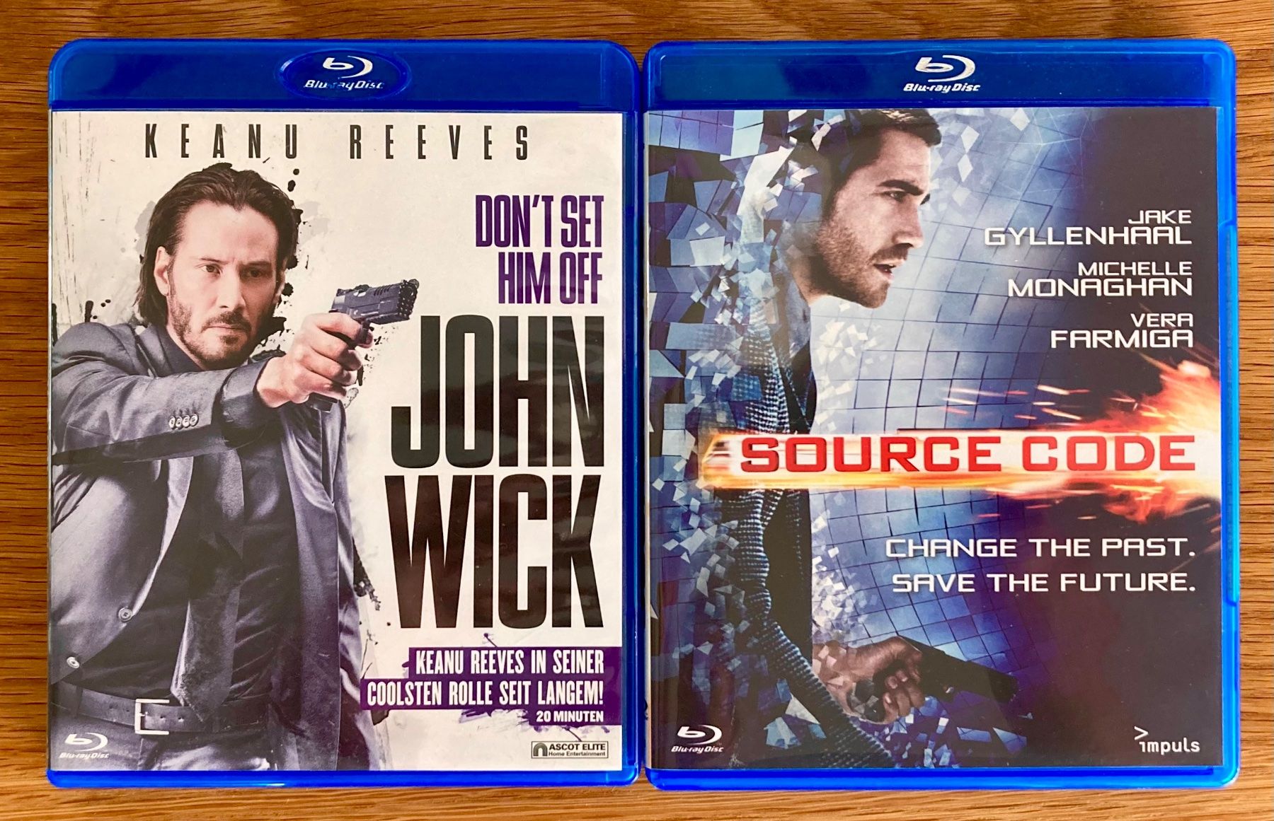 Tutti i DVDs: John Wick & Source Code (Reeves/Gyllenhaal/Monaghan/Farmiga) – Usato da Zürich venduto da Djmotionch