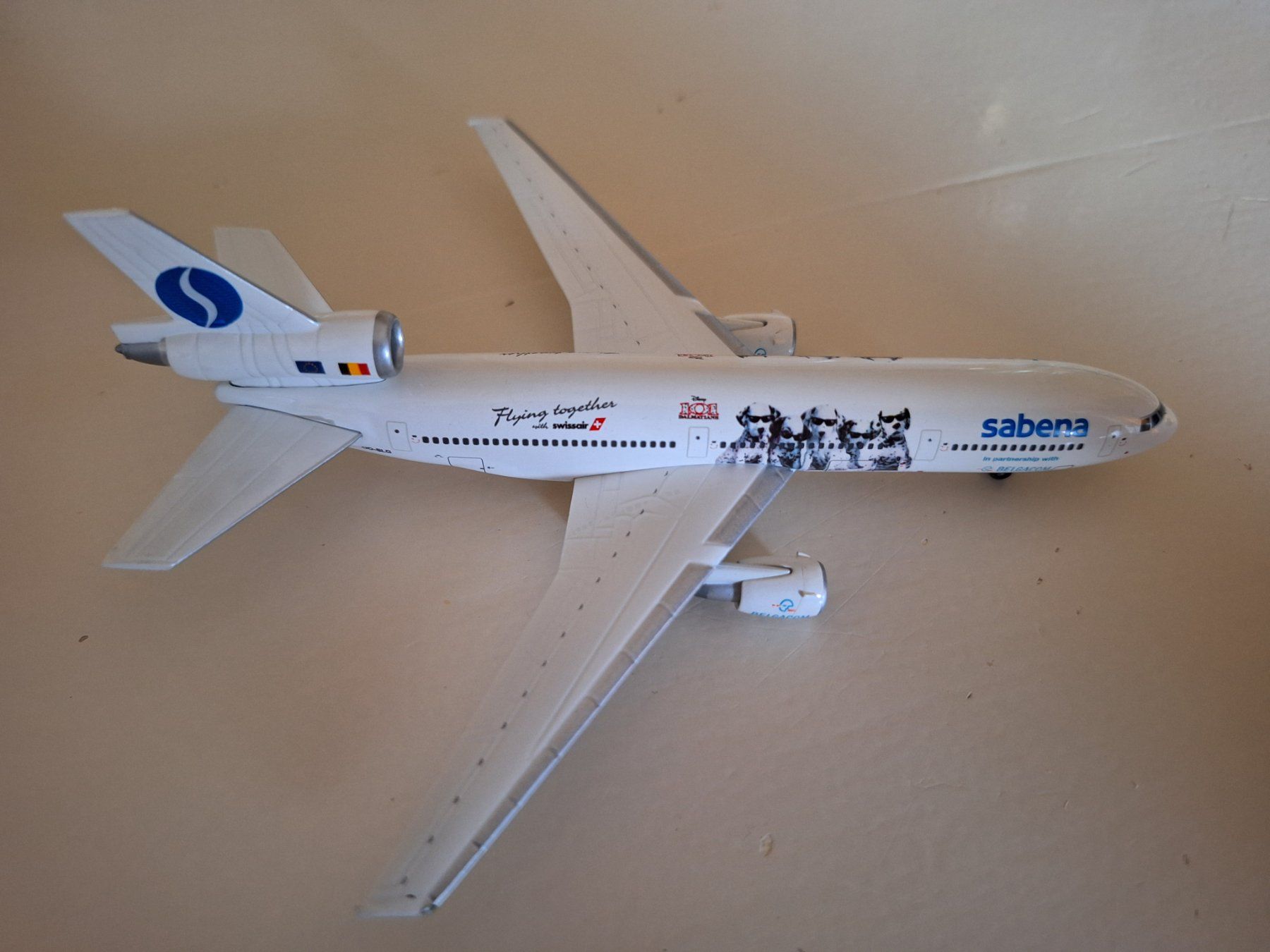 McDonnell Douglas Kit di modellismo & Modellini statici: Sabena Dalmatins Dc-10/30 1:400 – Usato da Sargans venduto da nicsam1815 1