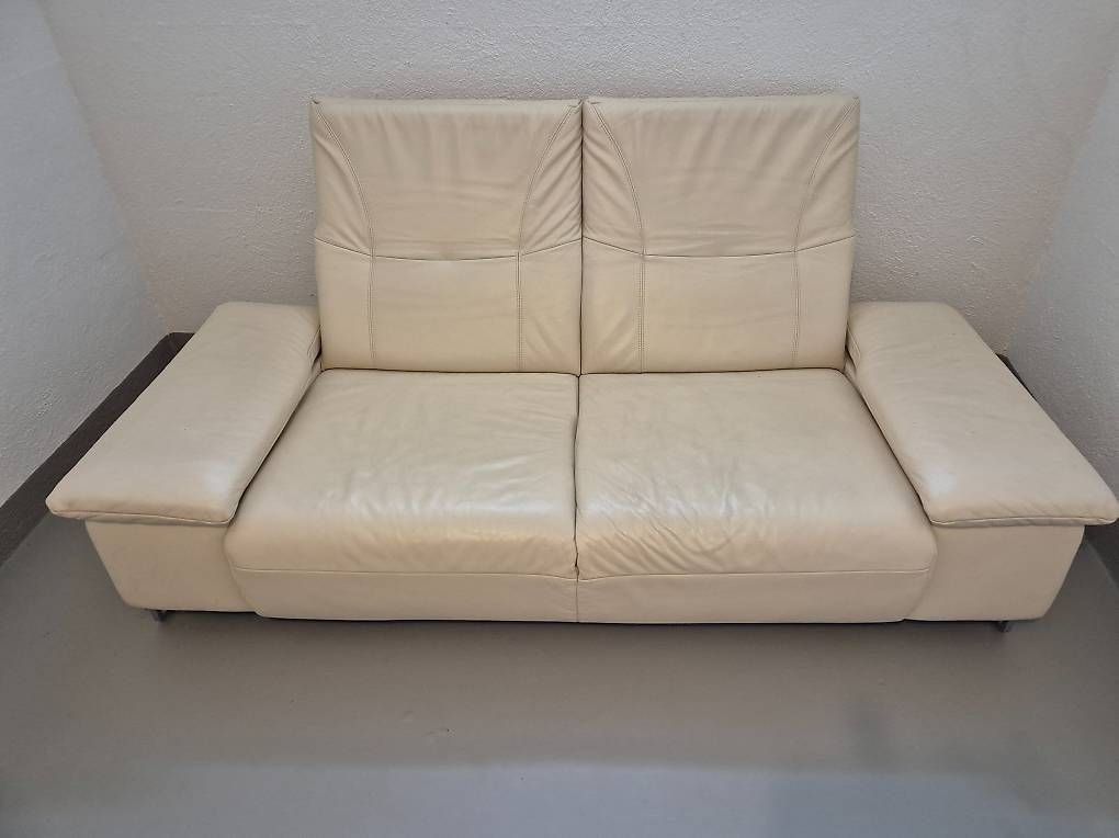 Divani: gut erhaltenes Qualitäts-Ledersofa – Usato da Stetten SH venduto da the_shofar 1