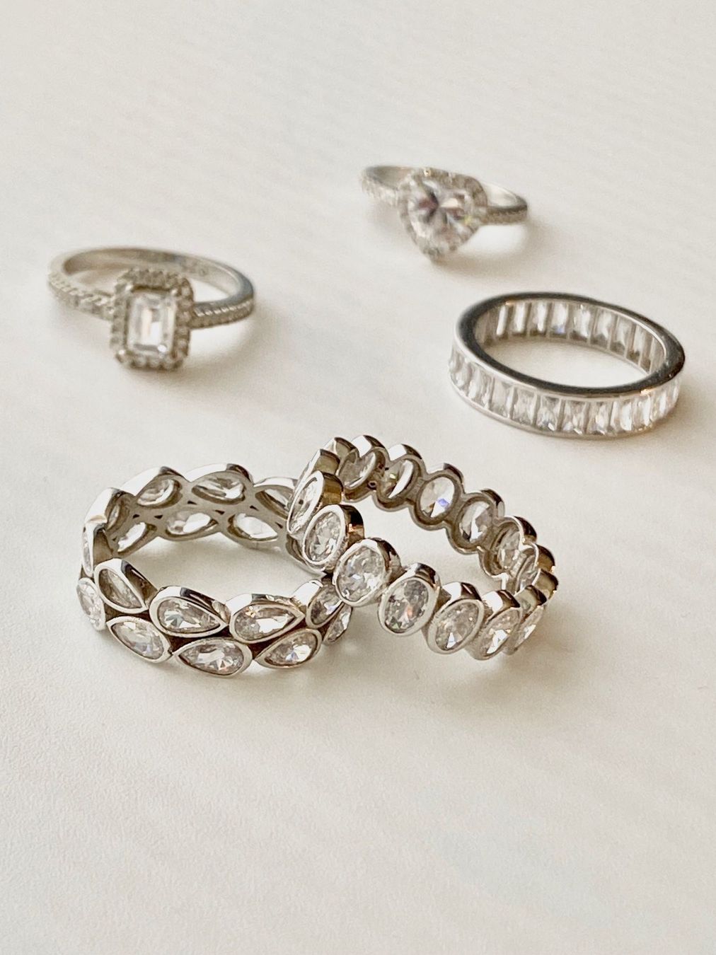 Anelli: Ring Zirkonia Eternity Statement breit oval 925 Silber 56 – Nuovo e nell'imballaggio originale da Zürich venduto da goldfisch.schmuck 8