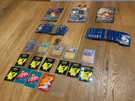 Ca. 100 Pokémon-Karten, japanisch, englisch, V, V-Max, EX,GX