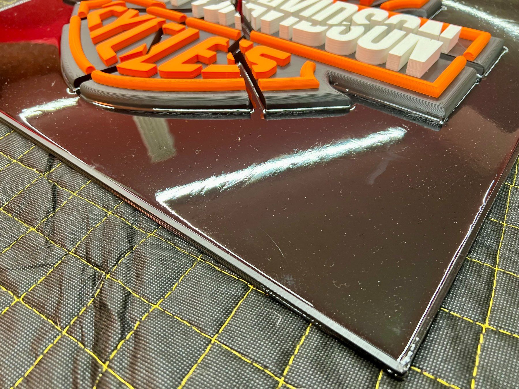 Dipinti: HARLEY DAVIDSON CRASH 3D print artwork,Ltd.02/49,Certificate – Nuovo e nell'imballaggio originale da Le Mont-sur-Lausanne venduto da luxurylover 3