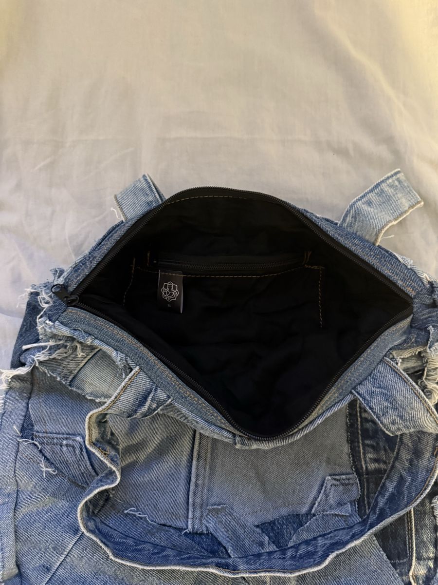 Taschen: Denim Tote Bag, Handmade, Patchwork Style – Neu (gemäss Beschreibung) aus Wädenswil von nas_2bmh 2
