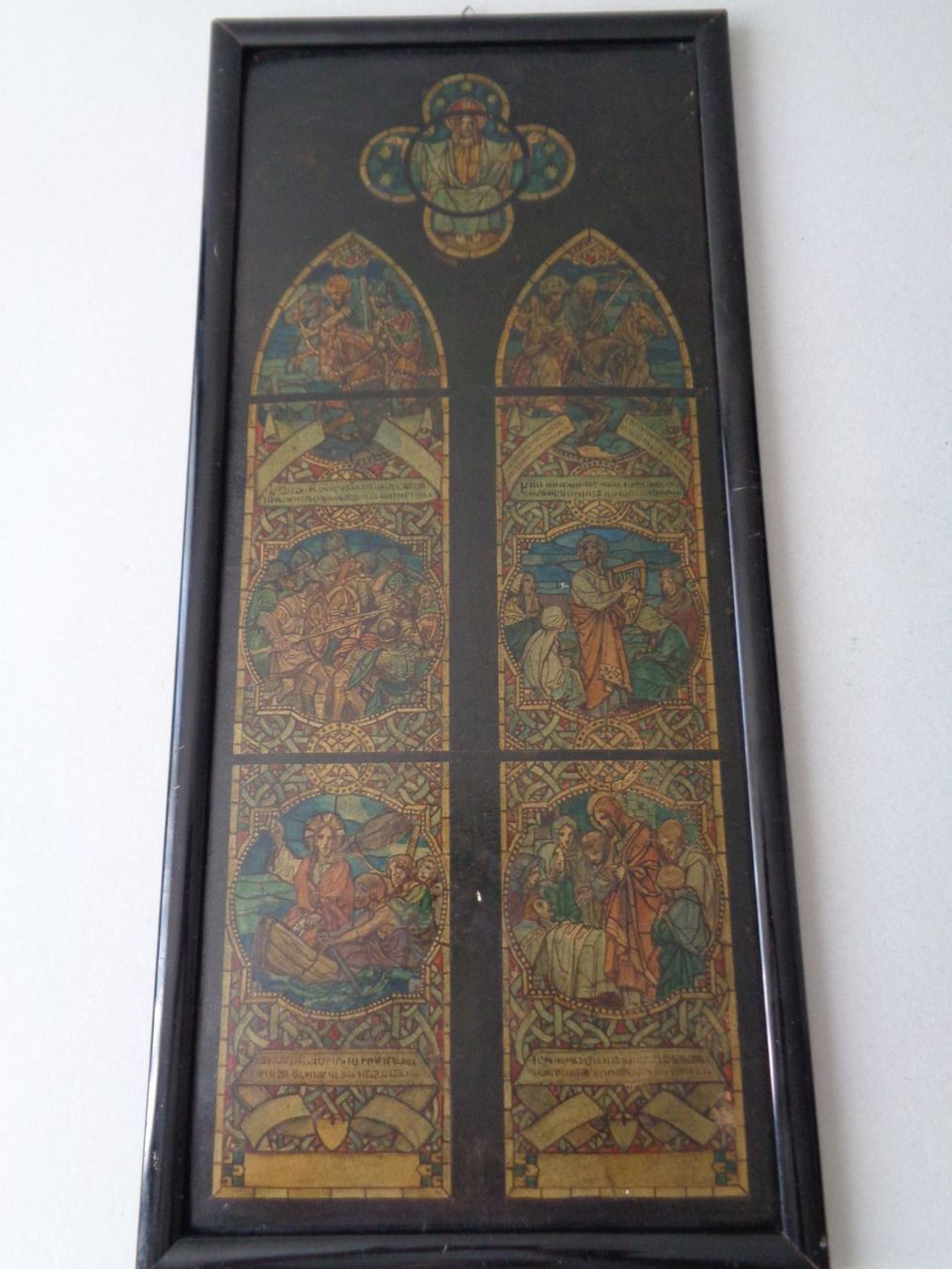 Gemälde: Entwurf Fenster Gedächtniskirche von Stuttgart – Gebraucht aus Chur von omonia