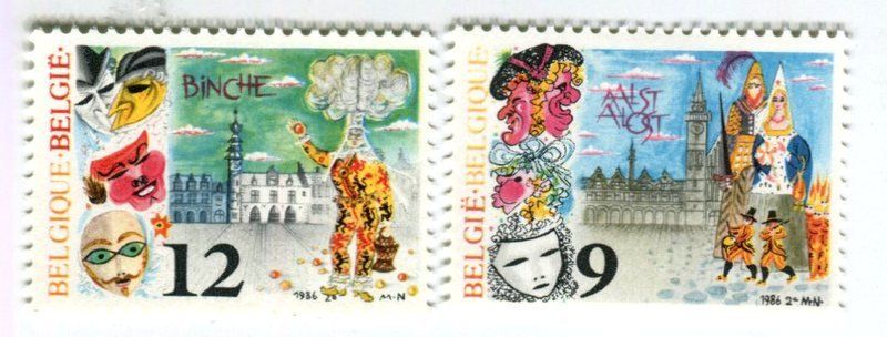 Tous les timbres: Briefmarken "Karneval". Belgien – Neuf avec emballage d'origine à Basel par Butsch5