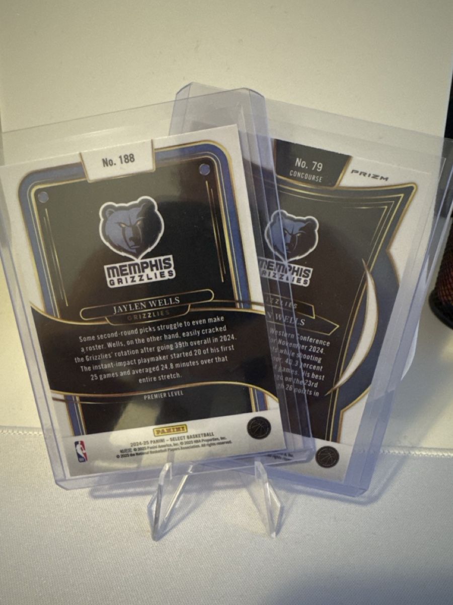 Nba Carte collezionabili:  Jaylen Wells Select Rookie Lot – Usato da Dulliken venduto da alpi.cards 1