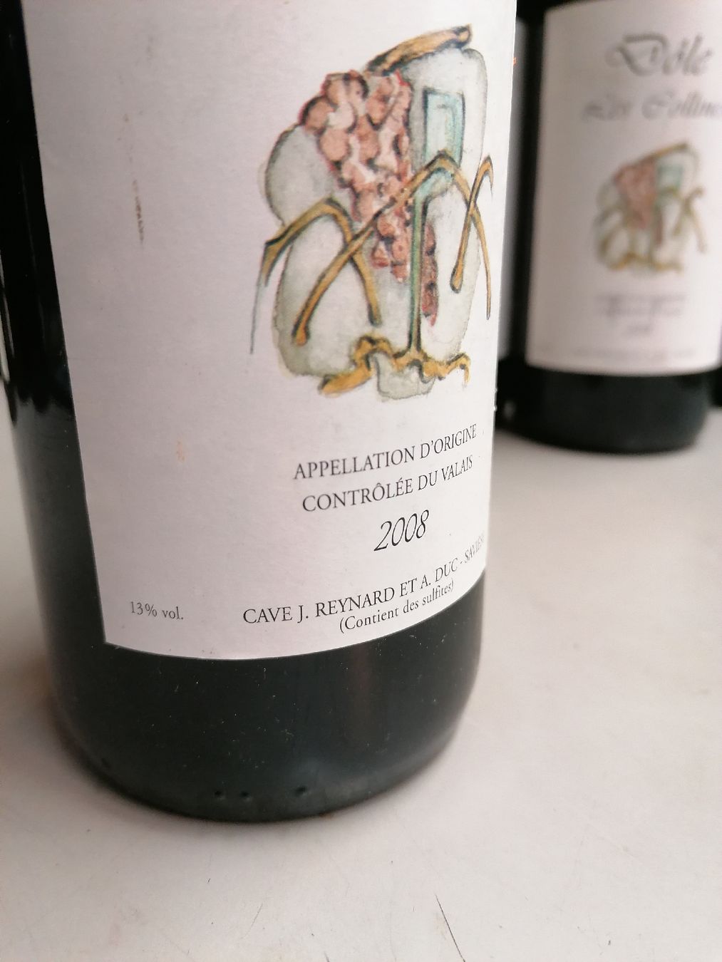 Vino: 3 BOUTEILLES DÔLE LES POLLINES 2008 – Nuovo (secondo la descrizione) da Genève venduto da Leboucheoreilles 3