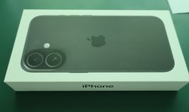 Apple iPhone 16 / 128 GB / Black / neu, Packung ungeöffnet