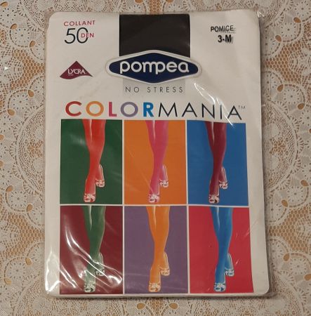 Pompea Colormania 50DEN Anthrazit Gr. 3-M Strumpfhose