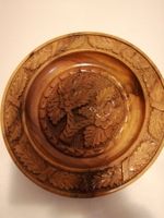 Wandteller, Holz, vintage