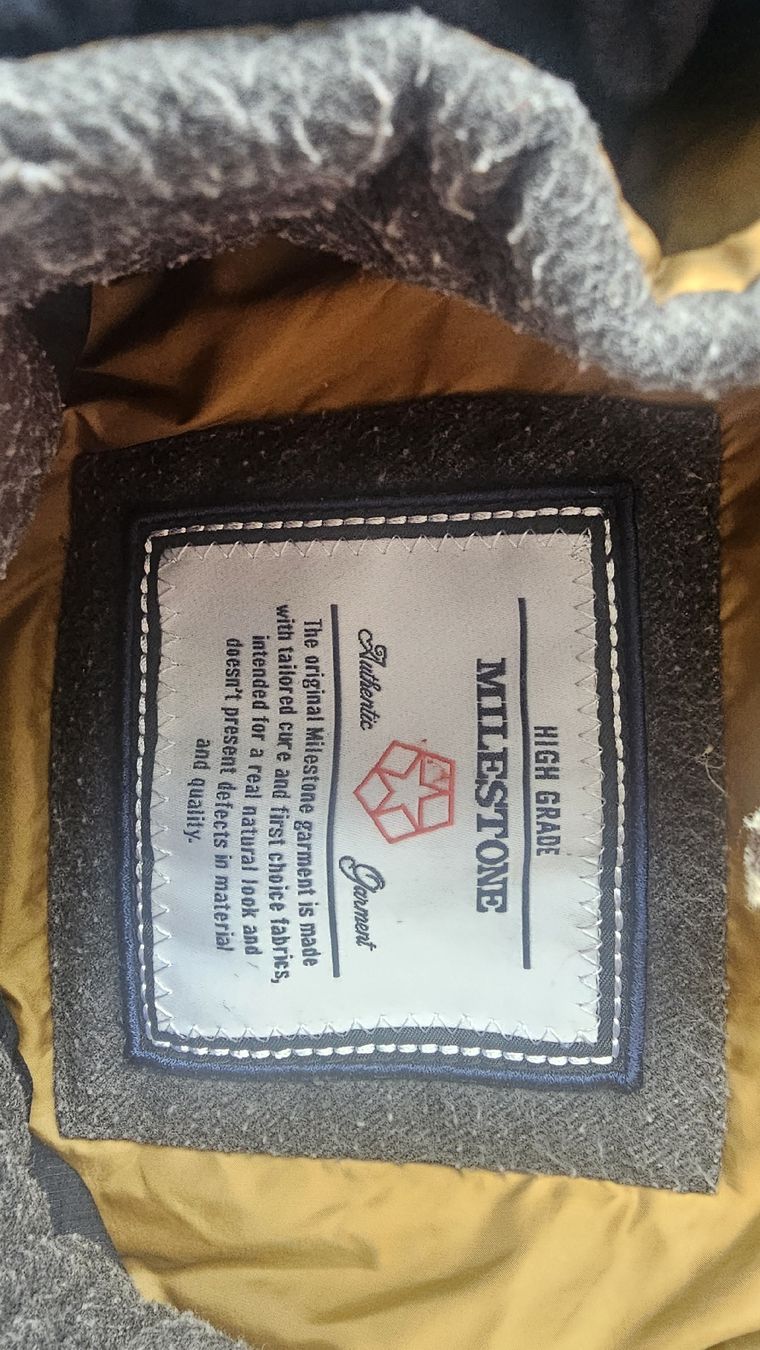 Giacche: Milestone Winterjacke, Grösse M-L Dunkelblau – Usato da Zürich venduto da ZH-Vintage 1