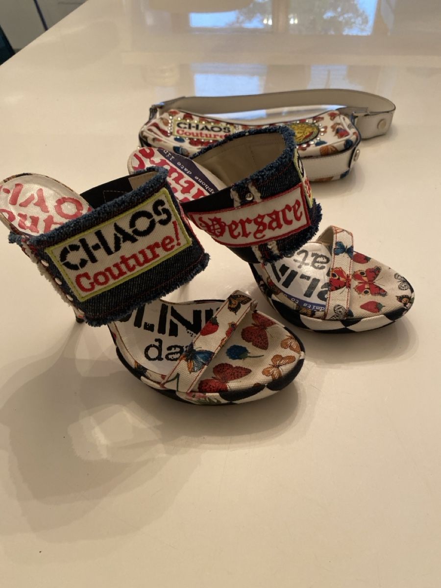 Versace Scarpe da donna: VERSACE Chaos Couture High Heels  Gr. 36 – Usato da Grabs venduto da blueye57