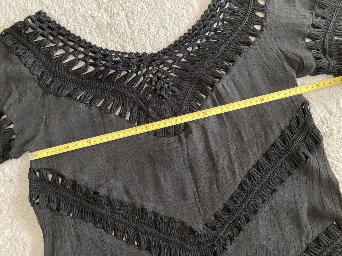 Top: Chic Summer Top, Crochet Details – Usato da Genève venduto da NipponiaNippon 2