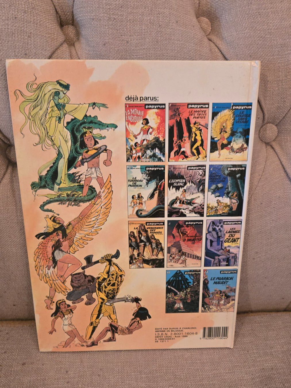 Fumetti: Papyrus N°11 - Le pharaon maudit - EO coté – Usato da Crémines venduto da Blakedrake 1