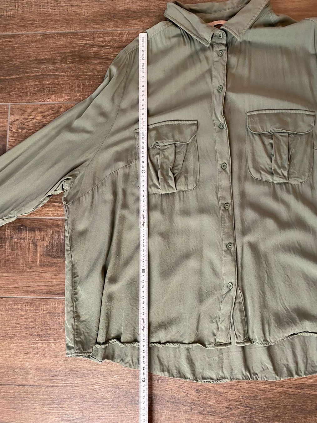 H&M Camicette: H&M Bluse langarm oliv Gr. 54 – Usato da Pratteln venduto da a23_j2gs 6