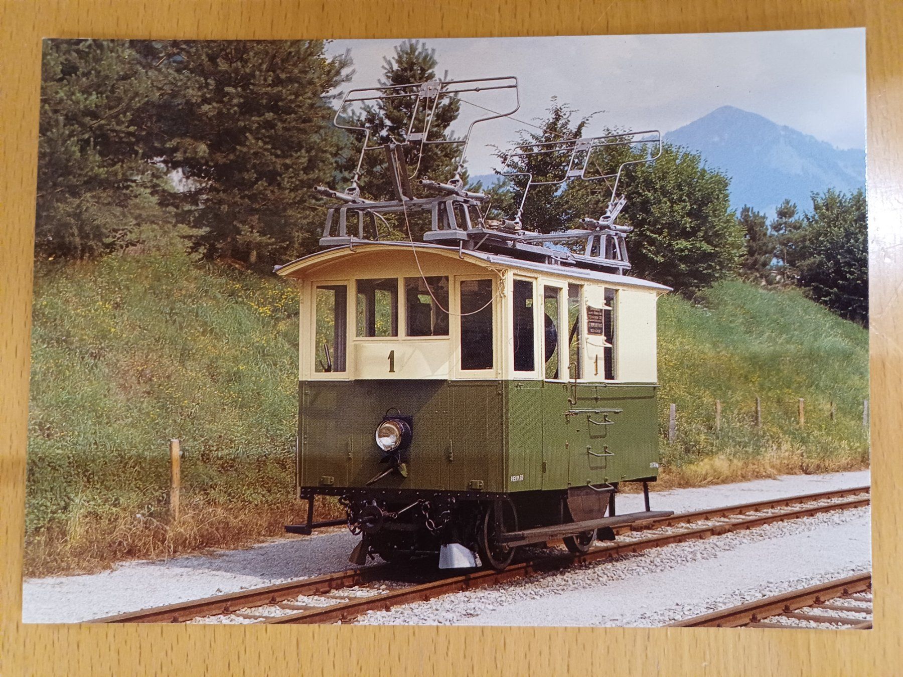 Ansichtskarten: Postkarte Stansstad - Engelberg - Bahn StEB HGe 2/2 – Neu (gemäss Beschreibung) aus Matten von MEFEZ