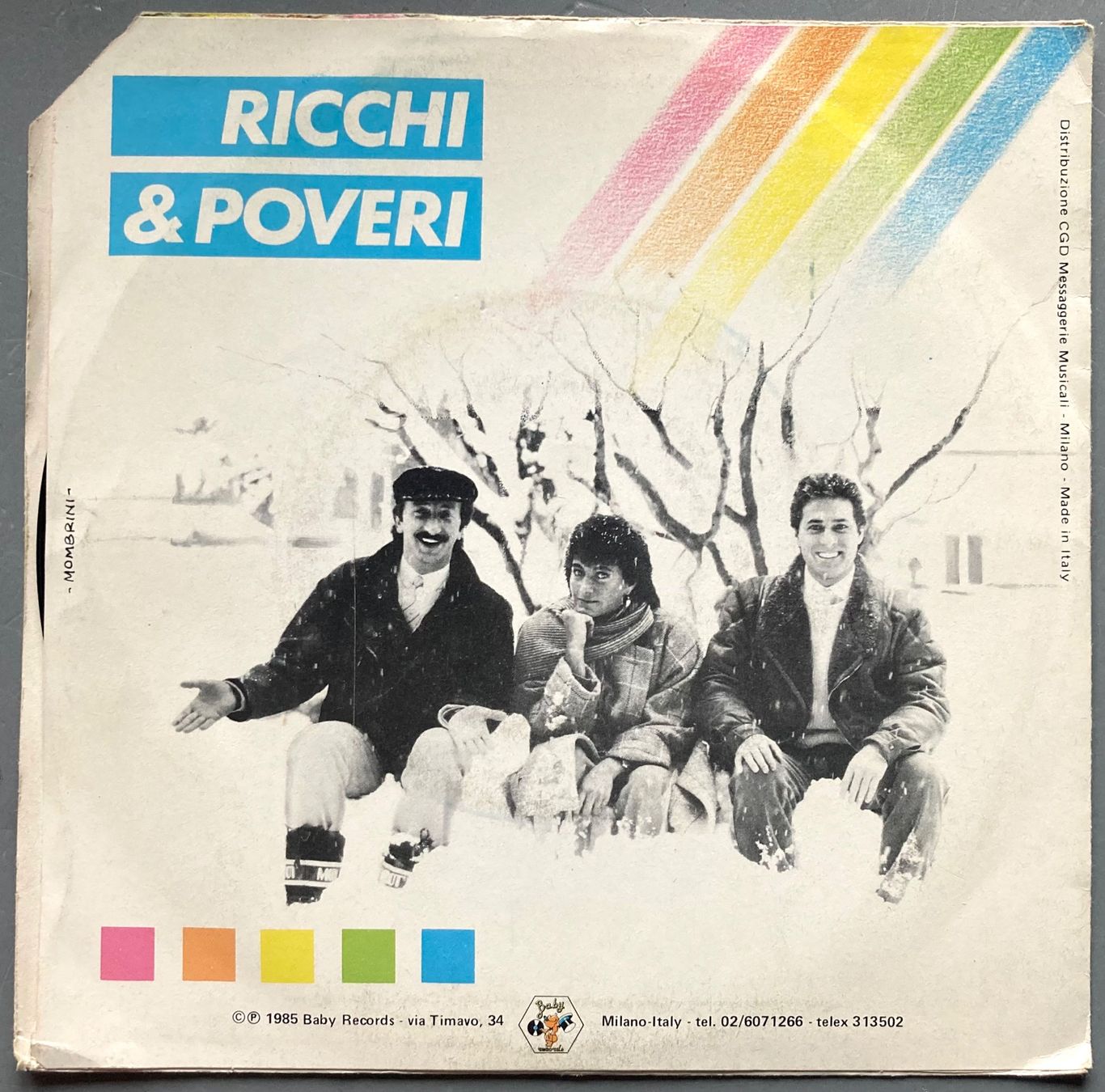 Schallplatten: RICCHI & POVERI - SE M'INNAMORO – Gebraucht aus Poliez-Pittet von Newtown-Records 1