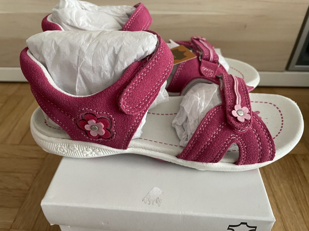 Schuhe für Mädchen: Neue Sandalen Grösse 35 Echt Leder – Neu und originalverpackt aus Chur von Abelone1 3