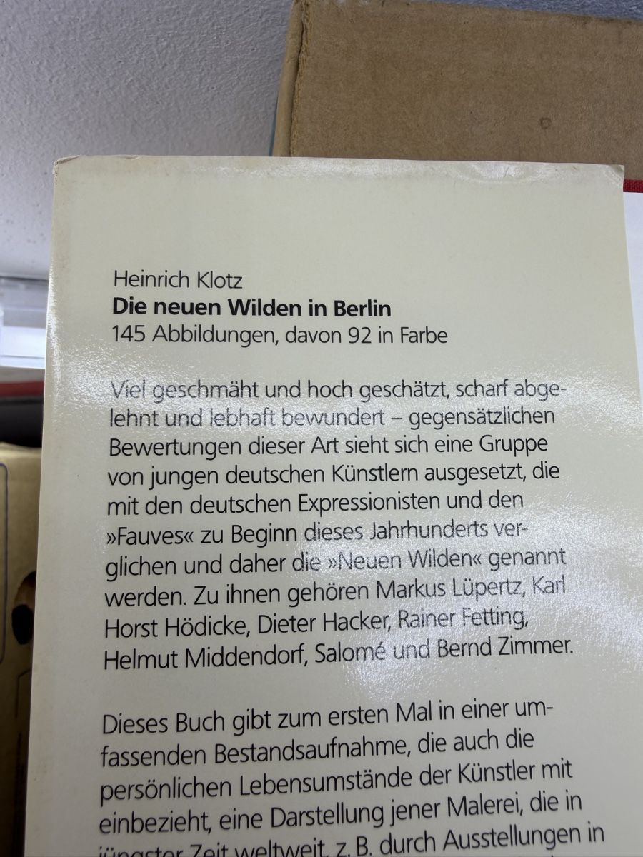 Libri: Die neuen wilden in Berlin – Usato da Wettingen venduto da NickInc 1