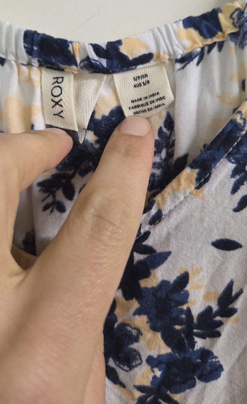 Roxy Top: Roxy Sommer Top, Gr. S, Blumenmuster, neuwertig! – Usato da Ettingen venduto da ssc_dsr2 1