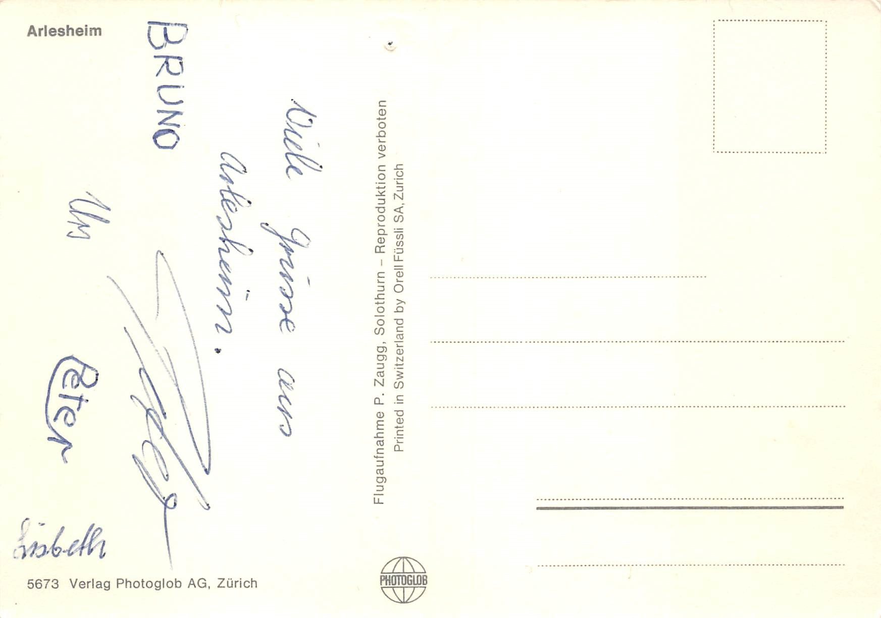 Cartes postales: Arlesheim – D'occasion à Ottikon b.Kemptth. par Neptun1974 1