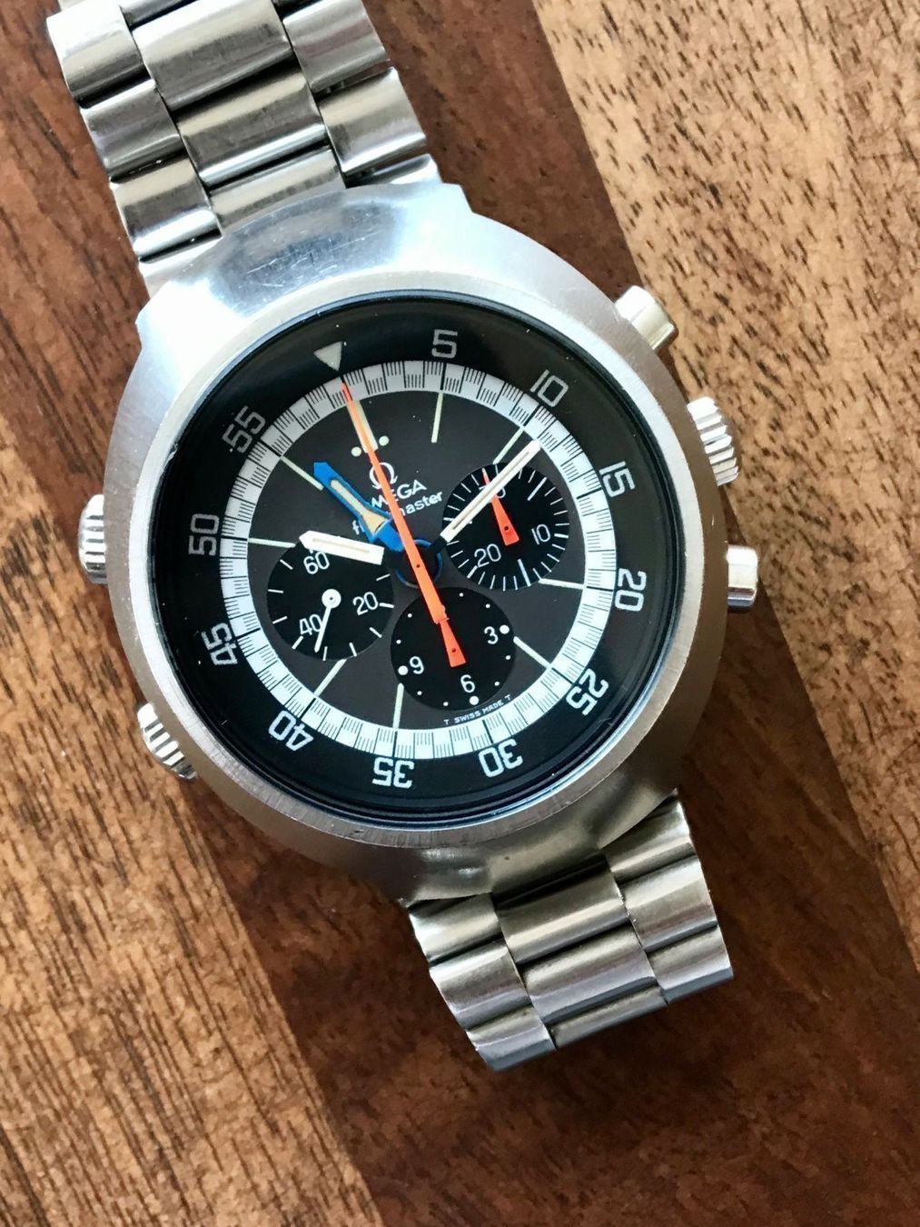 Omega Orologi: Omega Flightmaster Vintage Chronograph Perfect' Ref.145.026 – Usato da Morges venduto da 24time 1