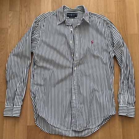 Ralph Lauren Gestreift Schwarz Hemd (M)