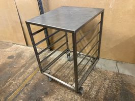 Edelstahl Gastro Einschubwagen/Regalwagen ab 1.-