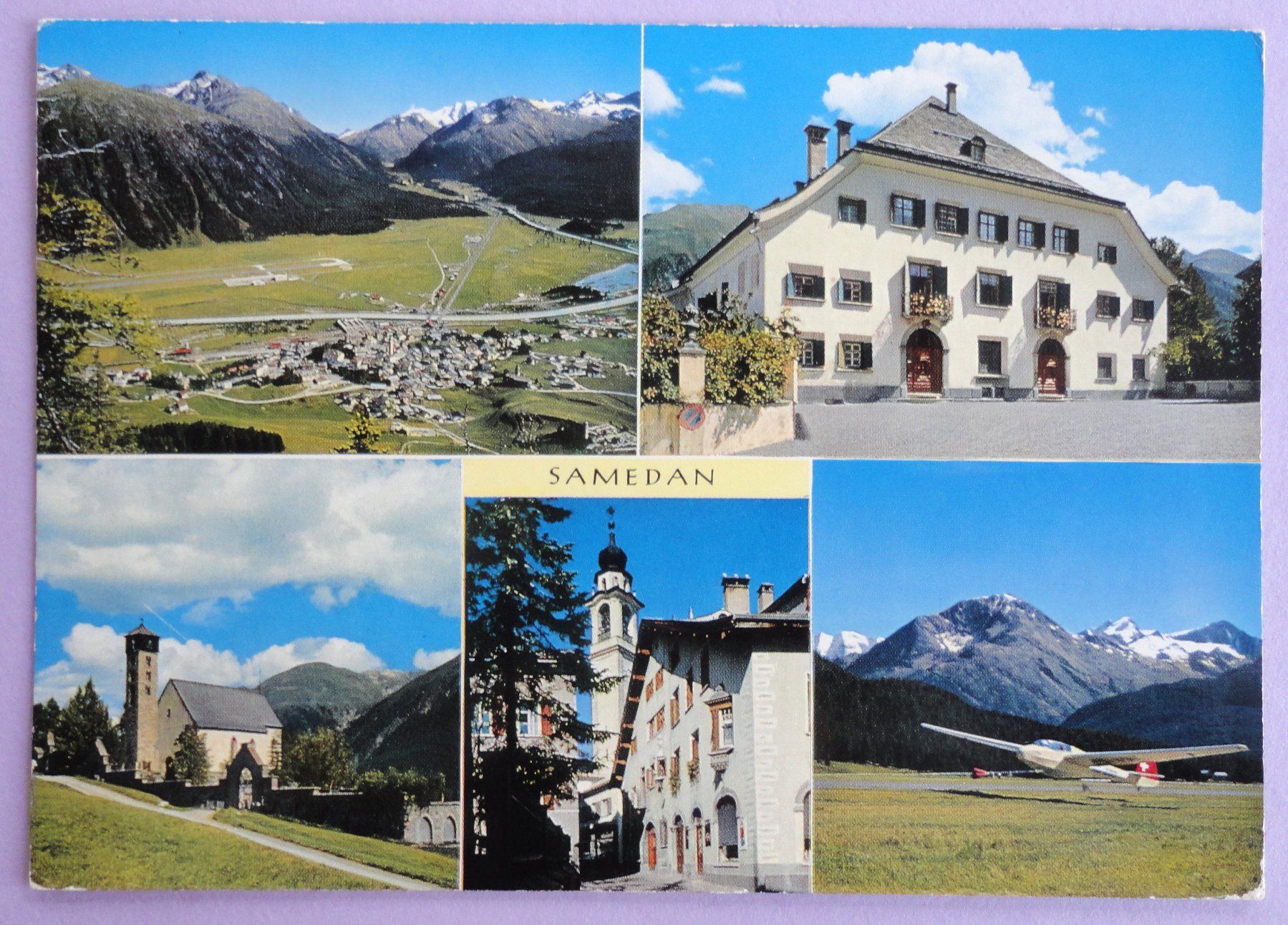 Ansichtskarten: Samedan – Gebraucht aus Fétigny von Billy2miny