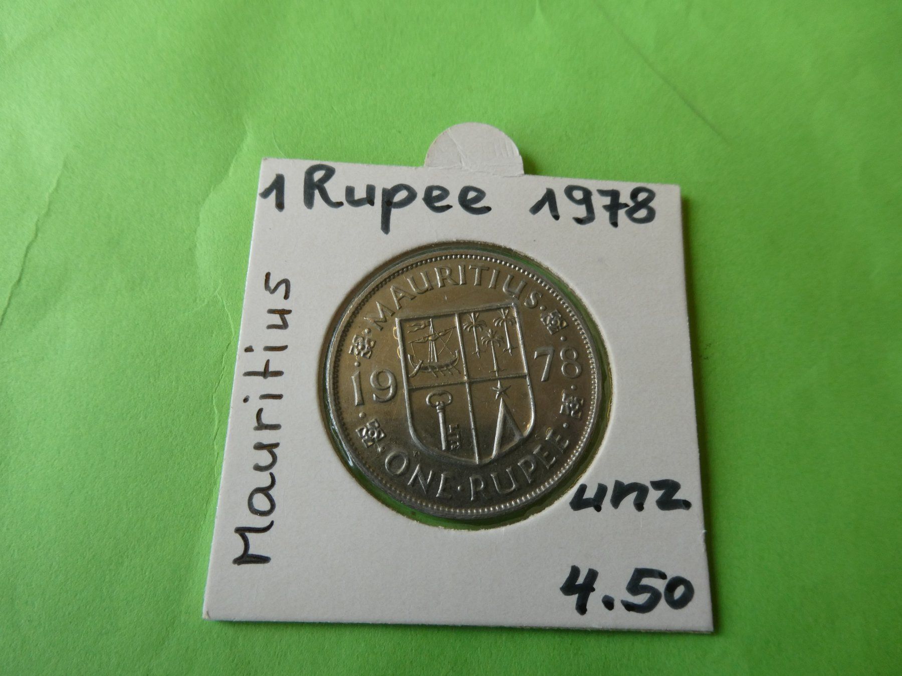 Tutti le monete: Mauritius 1978, 1 Rupee   unz – Usato da Hinterforst venduto da Rohusri