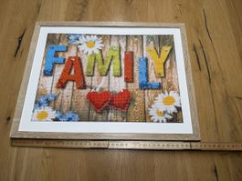 Wandbild Family