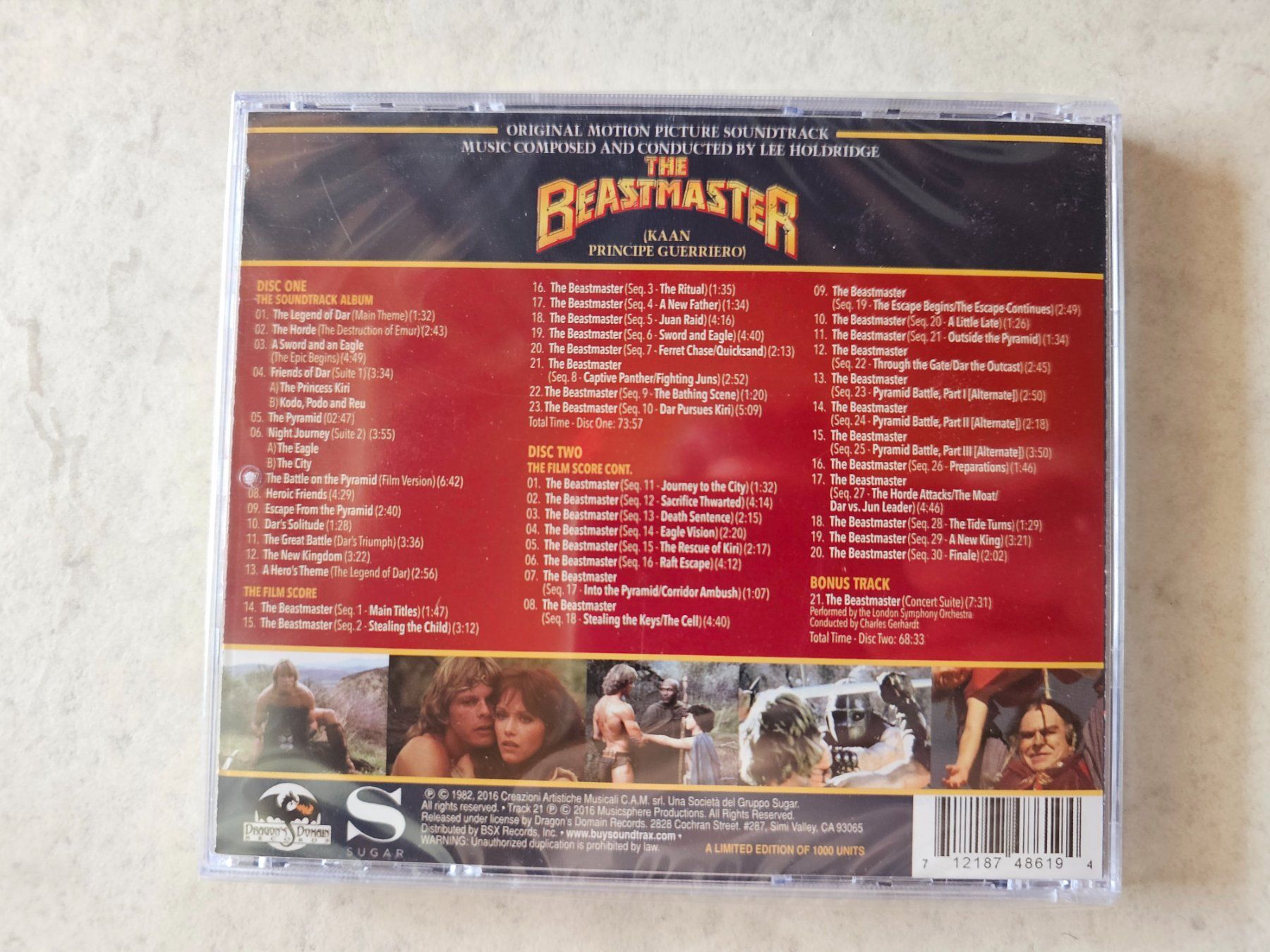 CD: The Beastmaster  -  Lee Holdridge / 2 CD Fabrikneu – Nuovo e nell'imballaggio originale da Schneisingen venduto da backstore24 1