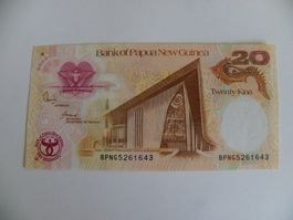 Papua-Neuguinea 20 Kina 2008, P-36, Neu Zustand