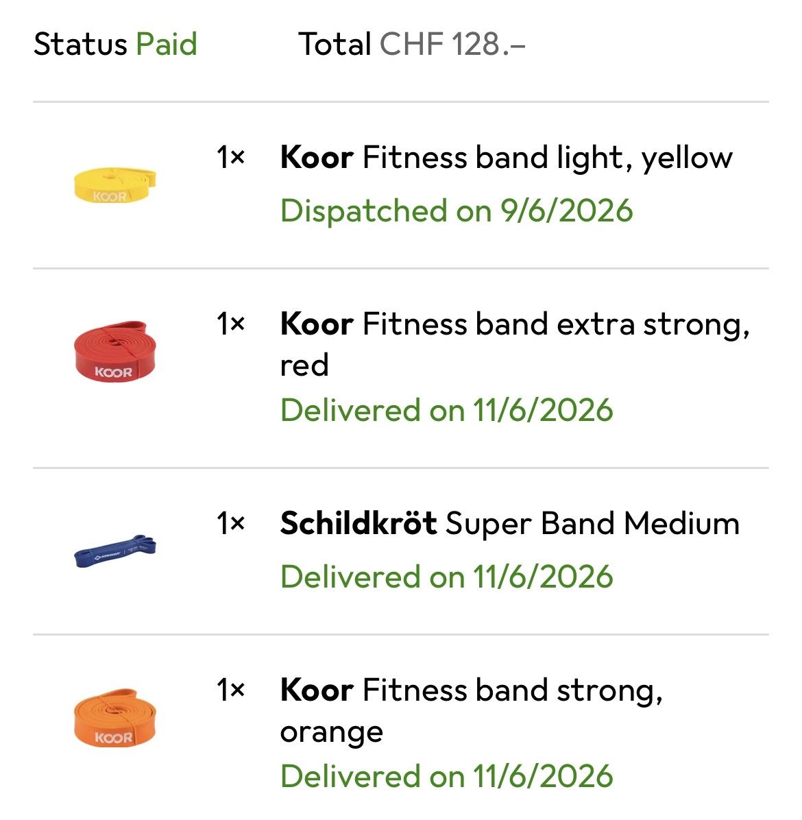 Hometrainer: Resistance Bands (full set) – Nuovo e nell'imballaggio originale da Zürich venduto da ili12 1